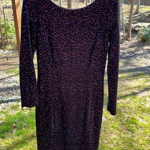 Hobbs Sequined Dress Black Size 6